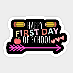 Happy First Day of School! Sticker